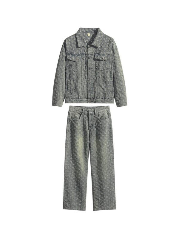 Two piece Male denim set