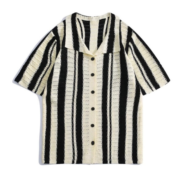 Male knit down shirt