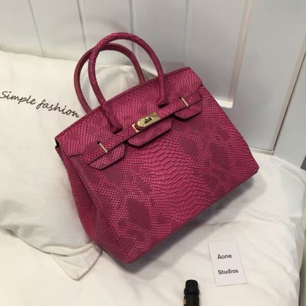 crocodile pattern handbag – Fluffies Boutique